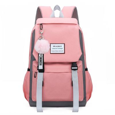 China Waterproof Women Backpack Cute Cartoon Student Girl School Bag Female Backpack High Capacity School Bags For Girls for sale