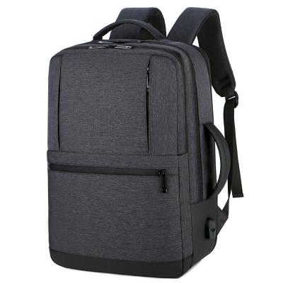 China With USB Men Business Laptop Oxford Black Durable Gray Bag Hiking School Sports Backpacks for sale