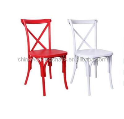 China Hotel Chair Resin Cross Back Chair, Tuscan Chair for sale