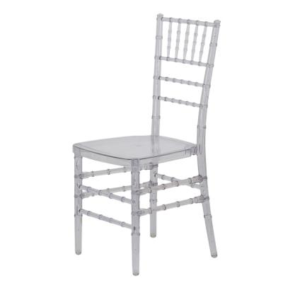 China Hotel chair clear resin crystal chiavari chair used chiavari chairs for wedding event for sale