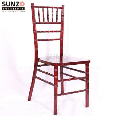 China Fruitwood Modern Wholesale Wooden Wedding Chiavari Bamboo Chair for sale