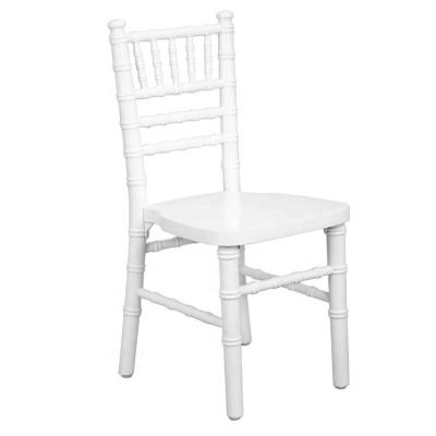 China Wooden Stackable White Farm Kids Chiavari Chair Event Party Chairs for sale