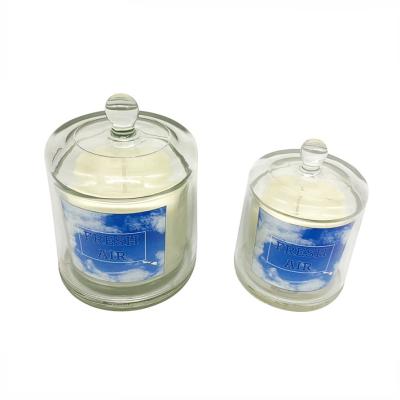 China Colorful Flameless Private Label Aroma Friendly Scented Luxury Candle In Glass Jar for sale