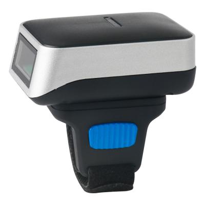 China Free Portable Hands SMT508 2D BT Finger Ring Barcode Scanner A4 Size for sale