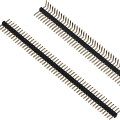 China PCB PANEL Connector Manufacturing Straight Pin 1.0mm Single Row Pitch Pin Header Connector for sale