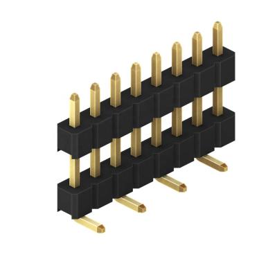 China PCB BOARD Dual Insulators 180 Single Row 1.27x2.54mm Pin Header SMT Pin Header Connector for sale