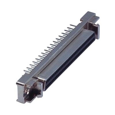 China Male MDR PCB 14-100 Pin Right Angle PCB SCSI HPCN Connector Type for sale