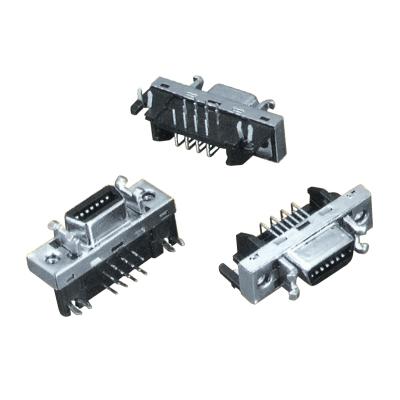 China Right Angle Type Receptacles Header PCB 14-100 Pin PCB SCSI HPCN Connector for sale