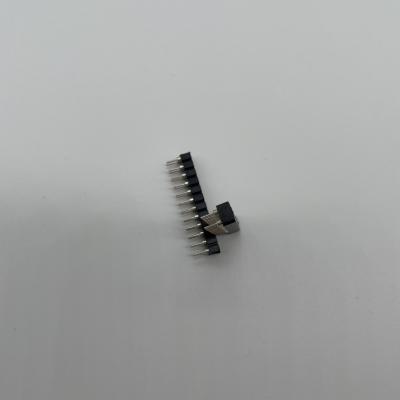 China PCB Maker 2.54mm Straight Male IC Plug Connector Machined Round Pin Header for sale