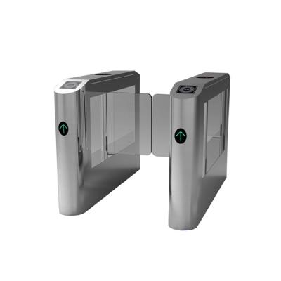 China ID Hot Selling Automatic Swing Barrier Turnstile Gates For Office Building for sale