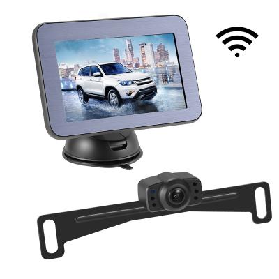 China High Quality Car Radio TunerItem Car Rearview Digital Reverse Camera Wireless System 5 Inch Monitor Camera Wireless Kit For Truck for sale