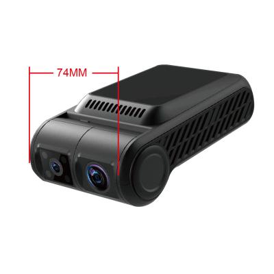 China Support Wireless Bluetooth Button Alarm and Snapshot Dual Dash Cam 1080P HD Car DVR Front and Rear Motor VCR with G-sensor Motion Detect Parking Mode for sale