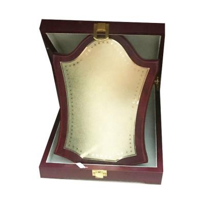 China Handmade Custom Design Hot Sale Wooden MDF Plaque With Box For Ramadan Gift for sale