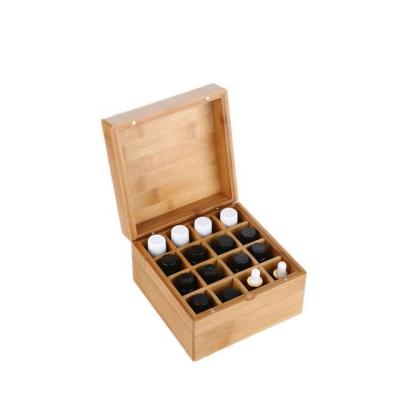 China Handmade Custom Design Luxury Bamboo Essential Oils Bottle Gift Box for sale