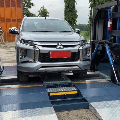 China Mobile Vehicle Test Lane-Brake Tester, Slip Tester and Suspension Tester JZ-10MBSUSIC for sale