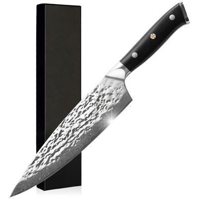 China Shieryue Popular OEM Customized vg10 Damascus Steel Kitchen Chef Knife for sale