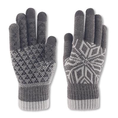 China Comfortable Magic Knitted Acrylic Winter Glove Touch Screen Gloves For Smartphone for sale