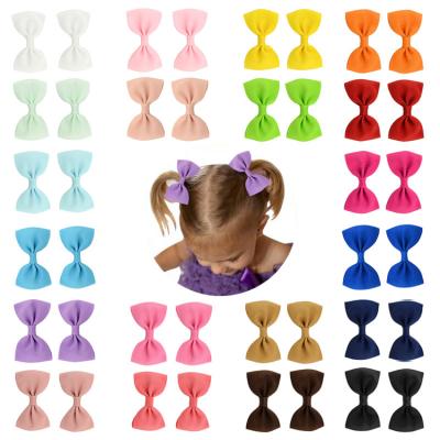 China Fashion New Arrivals Cute Candy Hair Cut Ribbon Bow Hair Pin For Girls for sale