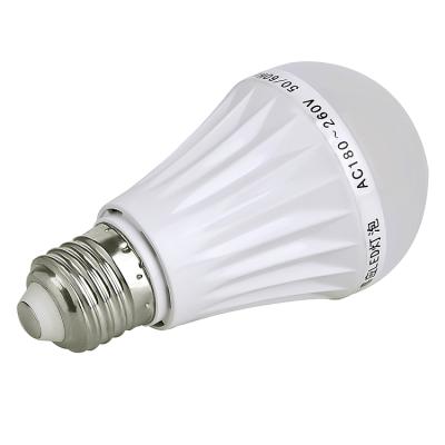 China High Quality E27 LED Sensor Bulbs Microwave Detector Radar Motion Sensor Lamp 61*H105mm for sale