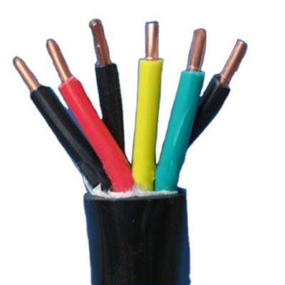 China KVVP 450/750V Underground PVC Copper Core Insulated PVC Sheathed Braided Shielded Control Cable for sale