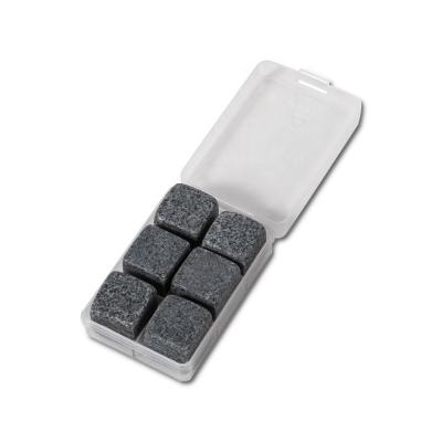 China Wholesale Hot Viable Amazon Whiskey Rock Stones Cube Whiskey Stones 6pcs PP Whiskey Stone 25mm Ice Cube Box Customized for sale