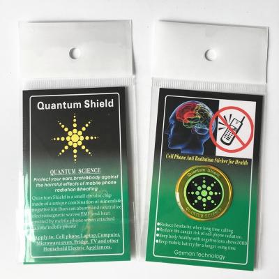 China Mobile Phone Diameter 28mm Quantum Science Energy Sticker To Prevent Radiation for sale