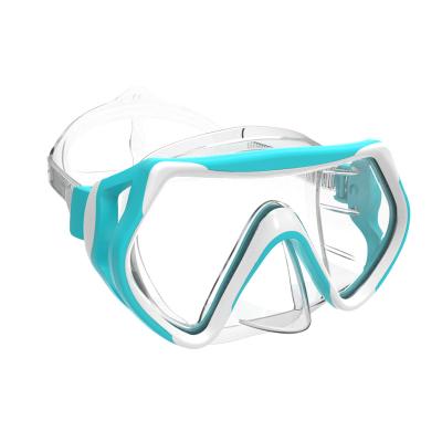 China Swim Scuba Diving Equipment ZLF Manufacture Multicolor Large View PVC Scuba Diving Mask M011 for sale