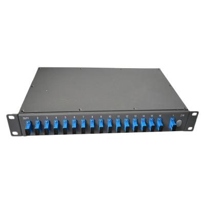 China Telecom Mode SC 1x16 Unitary Optical Splitter for sale