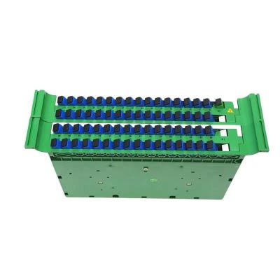 China Telecommunication Fiber Optic End Tip Equipment 1310/1550n Fiber Optic Equipment iptv ABS 12 24 Core V2.0 Integrated Fiber Optic Splice Tray Tr for sale