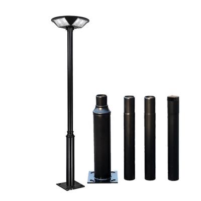 China Outdoor Split Type New Galvanized Solar Led 5m Split Type Garden Street Lamp Post 2m 3m 4m Street Garden Split Pole for sale