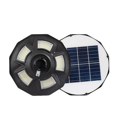 China SUNWE Garden UFO Solar Power Garden Street Light Lamp With Pole 150w 200w 250w 300w Solar Street Light UFO for sale