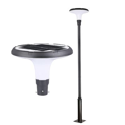 China UFO Garden SUNWE Outdoor Park LED Post Solar Street 20w 25w 30w 40w UFO Around Solar Garden Light for sale