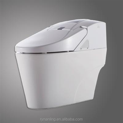 China Automatic Operation Cheap Sanitary Ware Computerized Japanese One Piece Bidet Toilet ZJS-07J for sale