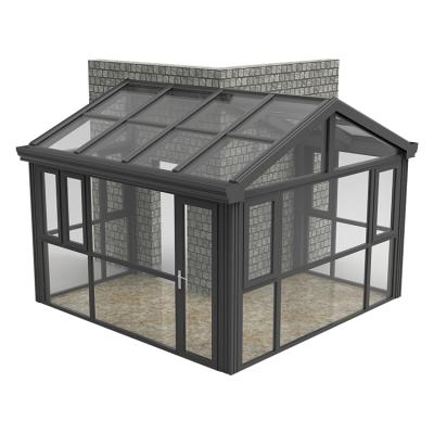 China Solarium Sunroom Mosquito Net Structure Commercial Solarium Aluminum Profiles For Greenhouses for sale