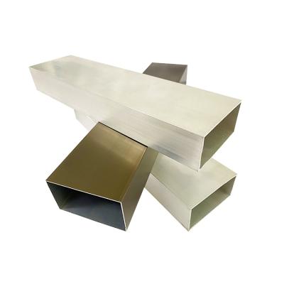 China Mold Square Extrusion Aluminum Tube Profile , Standard Profile Aluminum Rectangular Tube Square Tube for sale