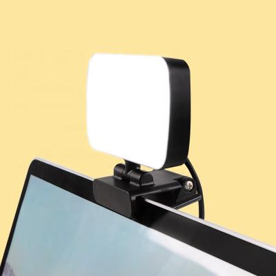 China Lightweight Professional Guide Plate Guide Plate Laptop Lightweight Webcam Lighting Kit Online Meeting Dimmable Office Live Stream Lighting Kit for sale