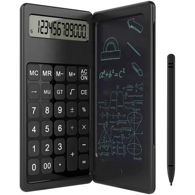 China Hot Selling Education Dual Power Portable Education Solar Charging Foldable Writing Charts Tablet To Pad Drawing Calculator With Stylus Pen for sale