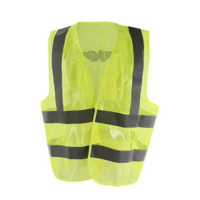 China Hi Force ZUJA Custom Guard Safety Vest Subway Logo Thick Needle Mesh Secutity Work Vest Reflective Mesh for sale