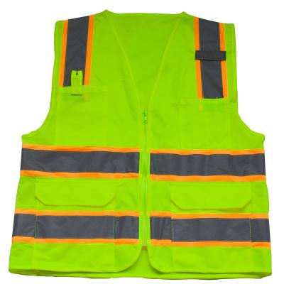 China Cheap Reflective 100% Cotton Workplace Safety Safety Vest Traffic Vest Engineer Road Safety Safety Vest for sale