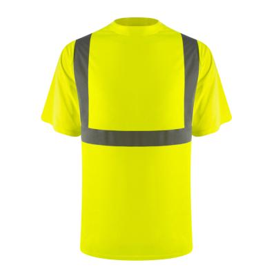 China Hi Force ZUJA Fluorescent Yellow Short Sleeve High Visibility Reflective Shirt for sale