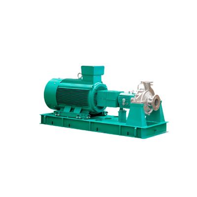 China Industrial Boilers Easy Maintenance Centrifugal Pump Stainless Steel Baseplate Single Stage Low Pressure Pump With Axial Suction for sale