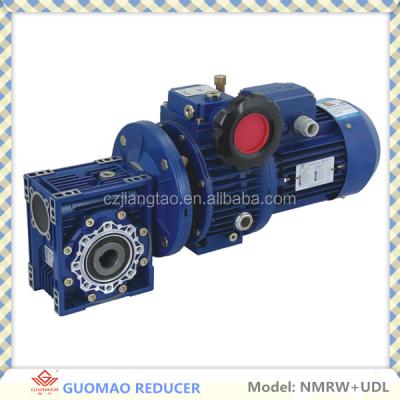 China NMRV worm gear reducer motovario equivalent worm gear NMRW+UD motors for sale