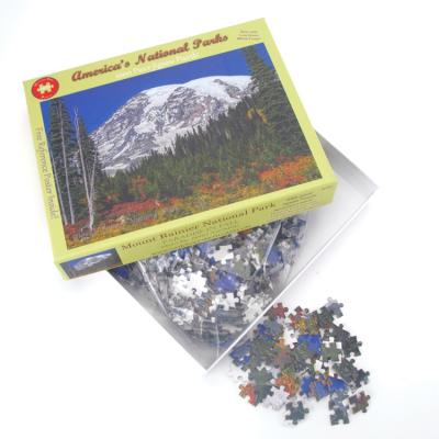 China Toy Wholesale Cartoon 500 1000 Piece Jigsaw Puzzle Adult Custom Made 100 Paper Jigsaw Puzzles Jigsaw Printer for sale