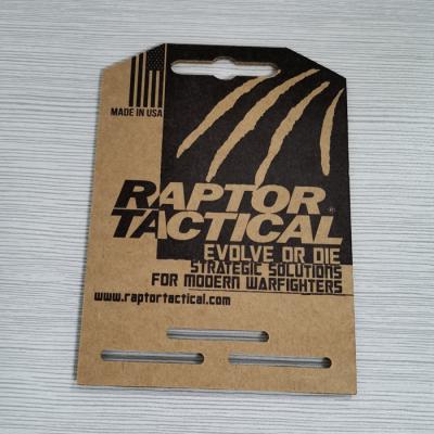 China Durable 2 Mm Recycled Heavy Thickness Customized Labels Printed Corrugated Cardboard Hanger Tag for sale