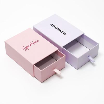 China Custom Recyclable Luxury Two-Piece Perfume Slide Open Logo Rigid Sliding Drawer Box Jewelry Packaging Gift Open Packing Case for sale