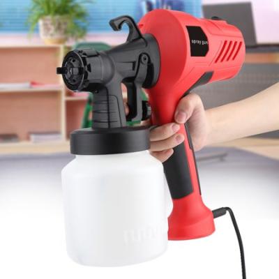 China 110V 60HZ HVLP Home Hand Held Electric Power Spray Gun 800ML 400W Portable High Pressure Airless Paint Sprayer for sale