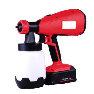 China Can Work Long Outdoors Great Quality Hand Held Cordless Electric Spray Gun For Home Wall Garden Painting Fence for sale