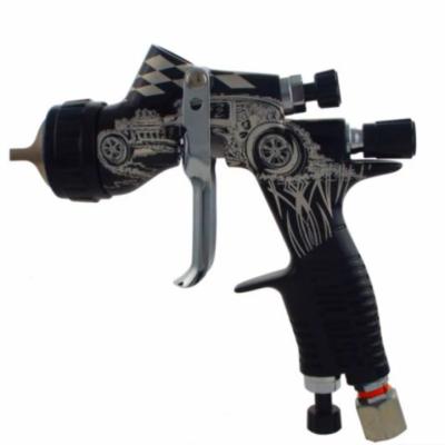 China Gravity fed tip te20 Gti gun 600ml cup 1.3mm HVLP paint copper high quality paint spray gun pro for sale