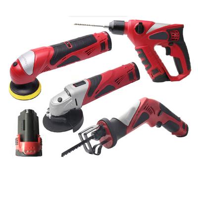 China Hot Selling Good Quality Full Range Multifunctional Automatic Electric Machine Tool 12V Cordless Combination Set Cordless Drill for sale