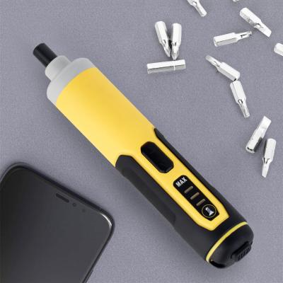 China Wholesale 1300MAh Electronic Li-ion Function Adjustment Torque Electric Screwdriver Set 250rpm Cordless Screwdriver Kit for sale